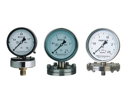 YPF系列防腐膜片式压力表
