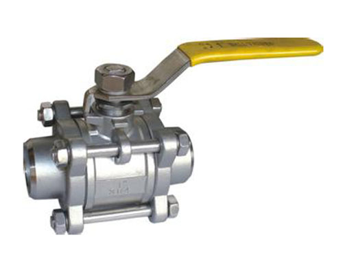 三片式对焊球阀